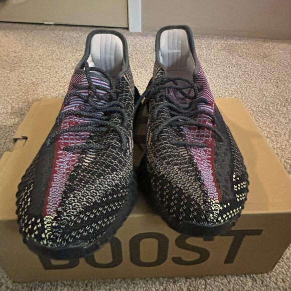 RARE Adidas Yeezy Boost 350 v2 Yecheil Reflective fx4145 Size 12.5 - Picture 2 of 6